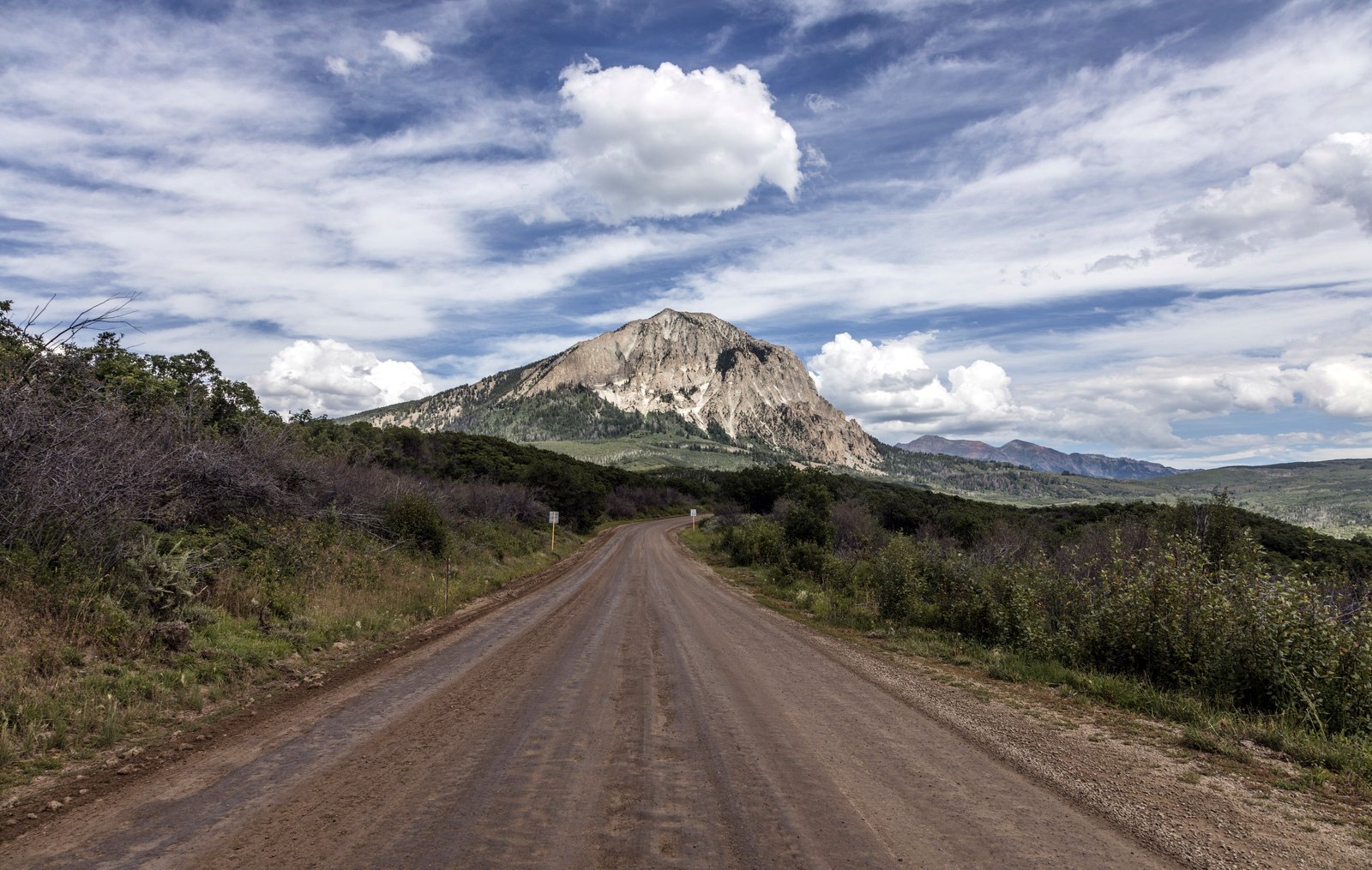 Mountain road travel for Crested Butte limo service